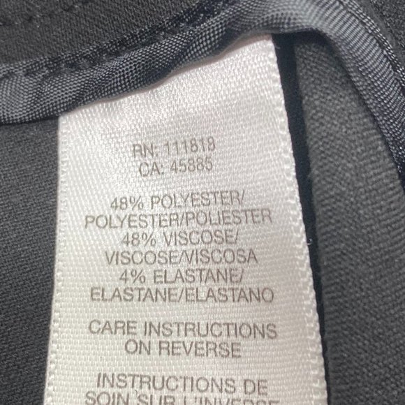 MICHAEL KORS Black Dress Pants with Silver Iconic MK Buttons. Size: 8 - Picture 12 of 12